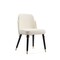 Manhattan Comfort Estelle Dining Chair in Cream and Black, PK2 2-DC042-CR - alternate 4